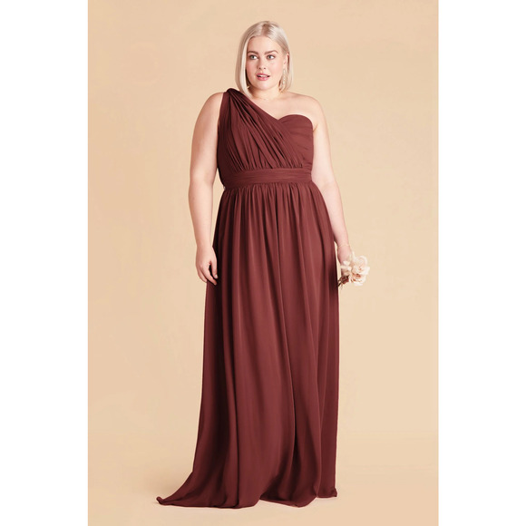 NWT Birdy Grey Grace Convertible Maxi Dress Strapless Neck Rosewood Curve 2X - Picture 6 of 12